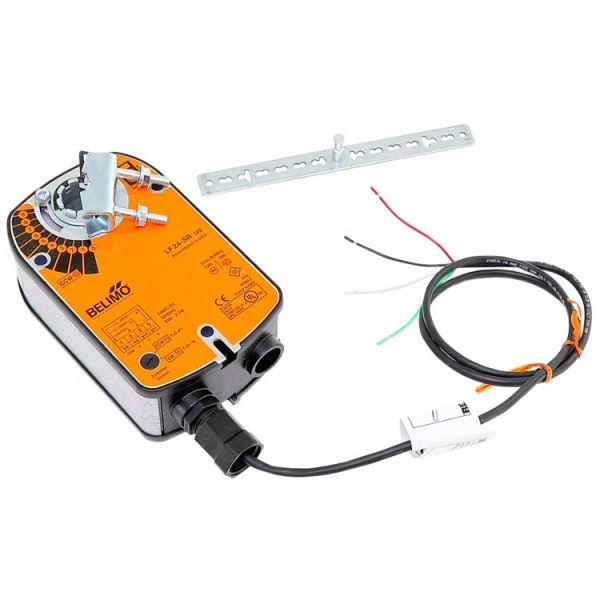 LF24-SR: Привод воздушной заслонки (пружина) BELIMO на 4 Н*м, AC/DC 24 В, 0…10 В