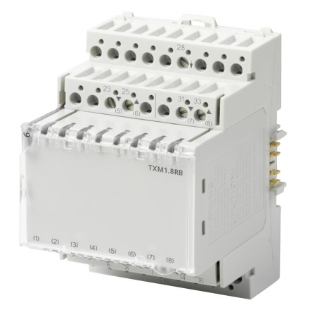 TXM1.8RB: МОДУЛЬ С 8 РЕЛЕЙНЫМИ ВЫХОДАМИ ДЛЯ УПРАВЛЕНИЯ ЖАЛЮЗИ