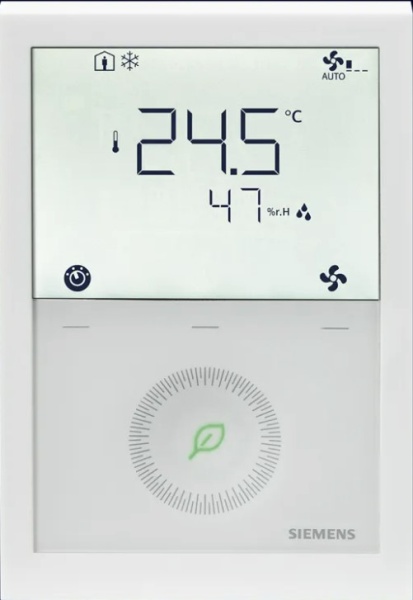 RDG260T: Комнатный термостат Siemens для 2-х и 4-х трубных фенкойлов