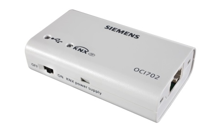 OCI702: USB-KNX INTERFACE WITH BUS POWER SUPPLY