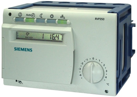 RVP350: Контроллер тепловой С УПРАВЛЕНИЕМ ГВС И КОТЛОМ,  АС 230 V