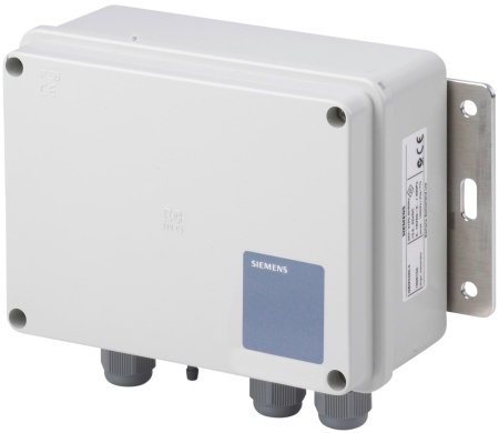 QBM3460-3: Датчик перепада давления по воздуху (0…300 Па) для VAV, IP54