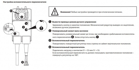 LM230A-S: Привод воздушной заслонки (реверсивный - без пружины) BELIMO на 5 Н*м, AC 230 В, 2-точечный/3-точечный