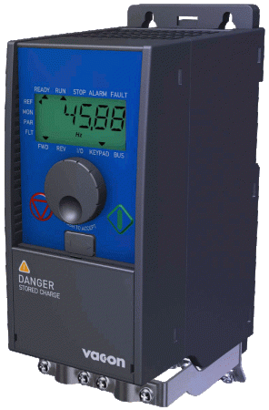 VACON0010-3L-0002-4: Частотный преобразователь Vacon 10, 3 фазы, 1,9А, 0,55кВт