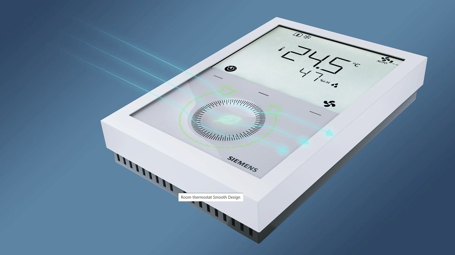 RDG260T: Комнатный термостат Siemens для 2-х и 4-х трубных фенкойлов