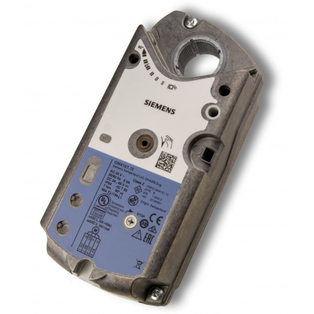 GMA161.1E: Привод воздушной заслонки (пружина) SIEMENS на 7 Н*м, DC 24 В, 0…10 В